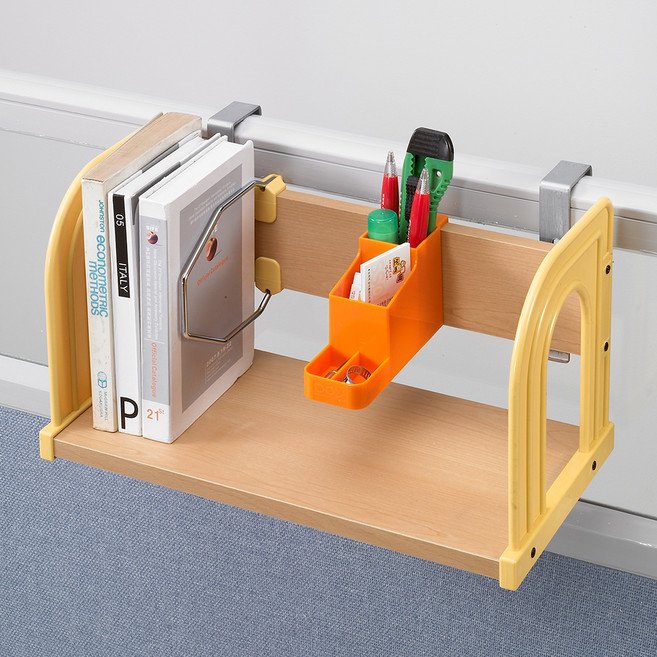 파란들홈 헬로 405 파티션 책꽂이, 옐로우