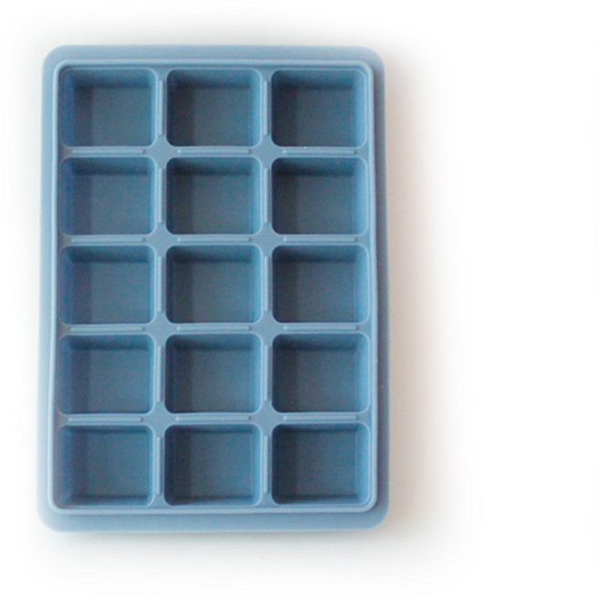 키친팩토리 파스텔 실리콘 얼음틀 15구, 블루, 1개