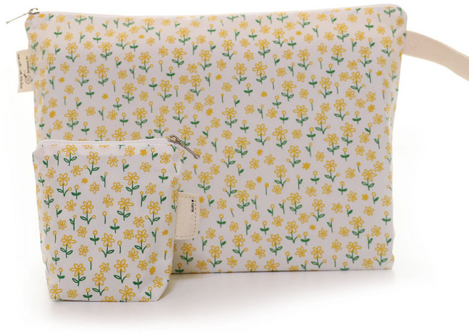 Semams 防水尿布包+迷你包組 (Maimiyu黃色小花), 黃色小花款