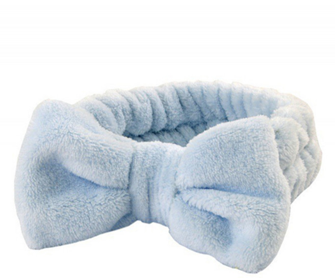 포에버빈 리본 세안밴드, 1개, 블루