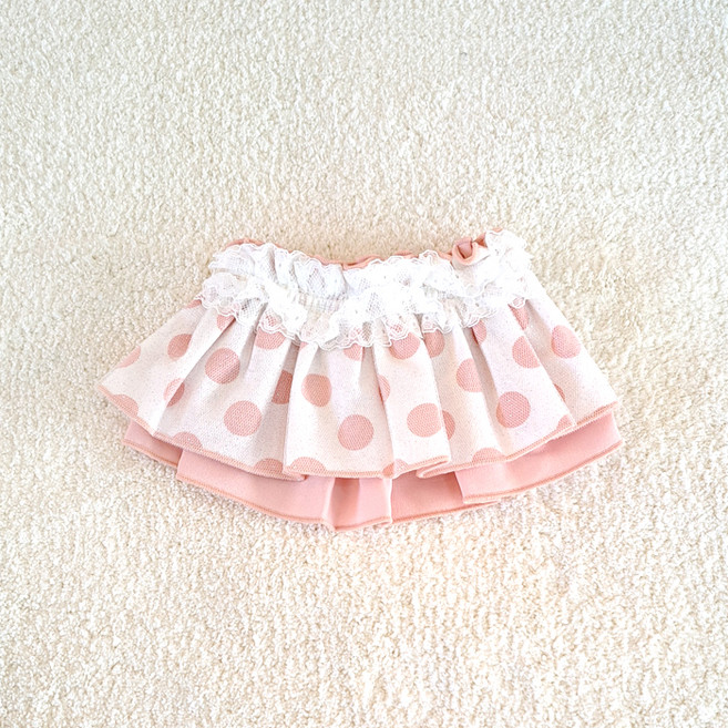 반려동물 글로시 땡땡이 케이프, 핑크, 1개