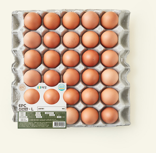 해밀 EPC 신선란 L 대란 1.56kg, 1개, 30구