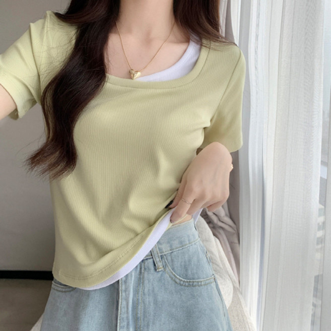 안다로미 여성용 프리티걸 반팔 티셔츠