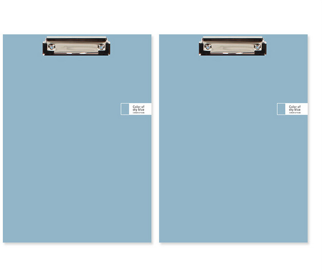 톡톡팬시 CMYK 컬러 클립보드 A4, 블루, 2개