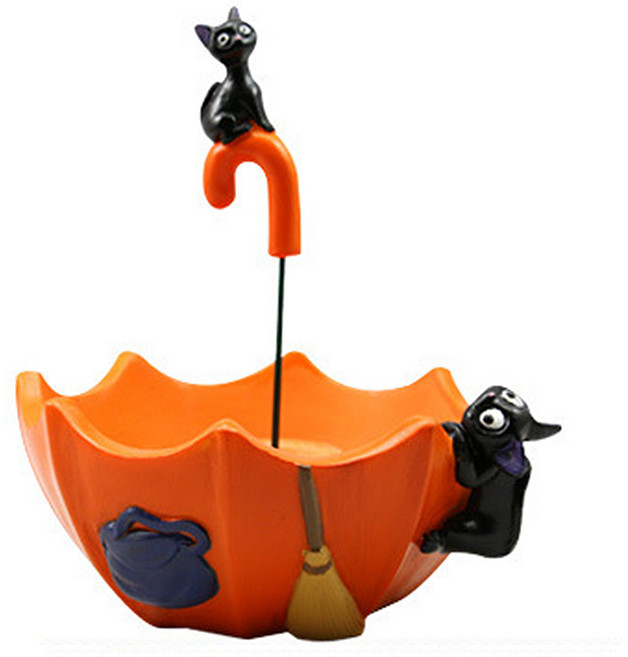 소프트홀릭 우산 미니 다육이 화분 검은고양이