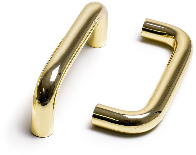 손잡이세상 14파이 베이직 2구 가구손잡이 골드 P96, 2개