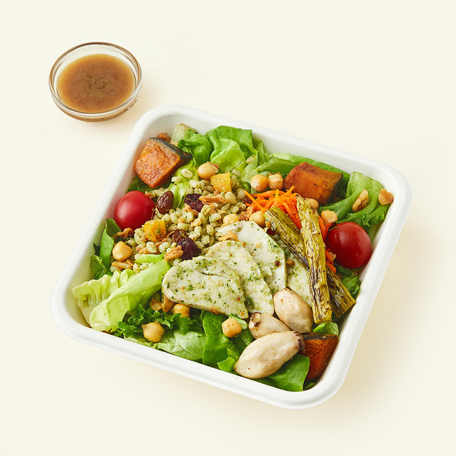 en Vogue 닭가슴살 페스토 포케 샐러드, 370g, 1개