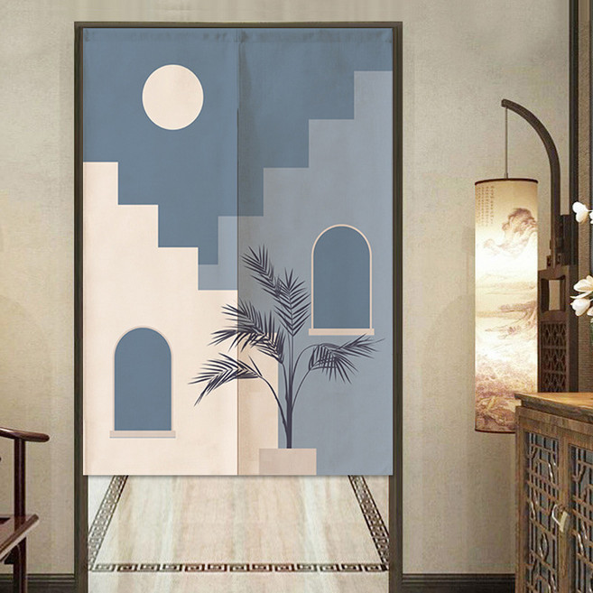 마치어제 노르딕 풍경 거실 주방 출입구 병풍 파티션