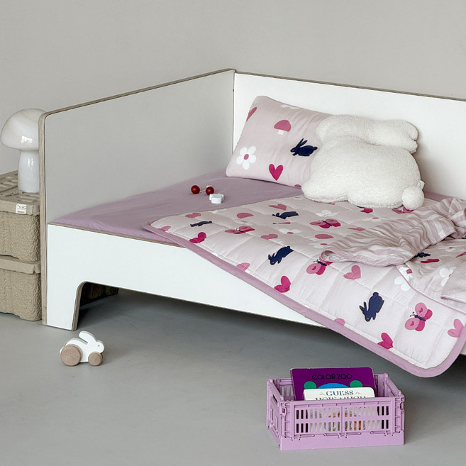 프랑브아즈 유아용 로미 모달 누비 방수패드, 핑크, 1개