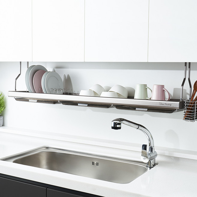 스텐팩토리 울티마 부착식 식기건조대 1200, 1단, 1개