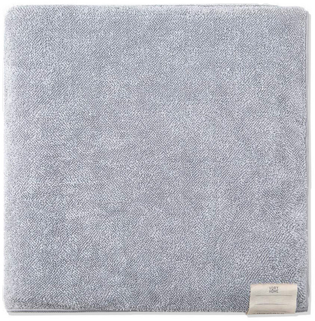 나혼자쓰는 바디타월 550g 극세사 70 x 140 cm, 그레이, 1개
