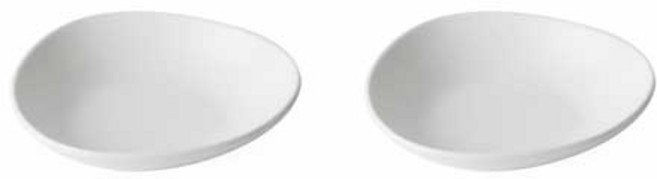 에라토 조약돌 찬기 17cm, 화이트, 2개