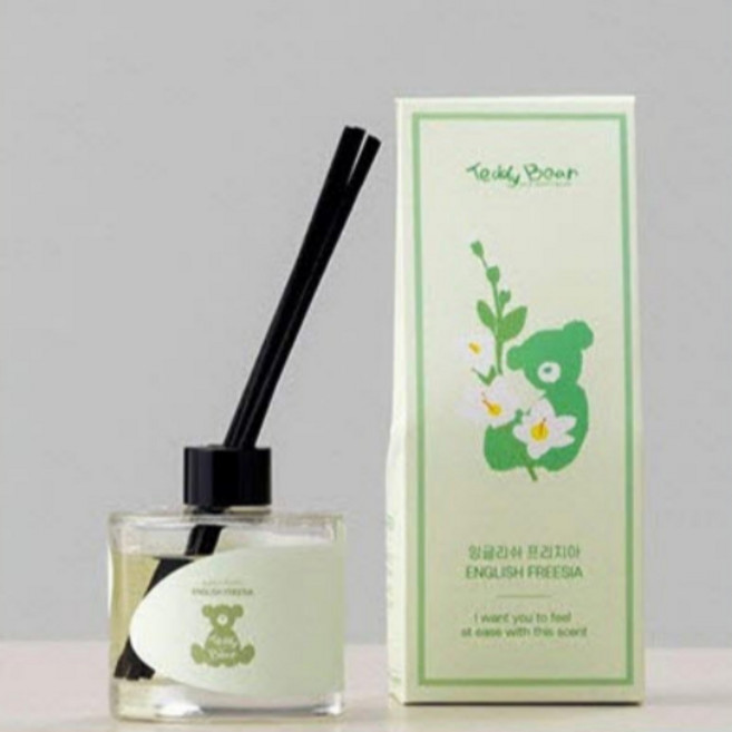 테디베어 TR 디퓨저 180ml x 2p + 스틱 10p 세트, 잉글리시 프리지아, 1세트, 360ml