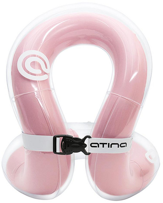 atina 兒童泡泡頸圈背心 穿戴式游泳輔助用品, 粉紅色, 1個