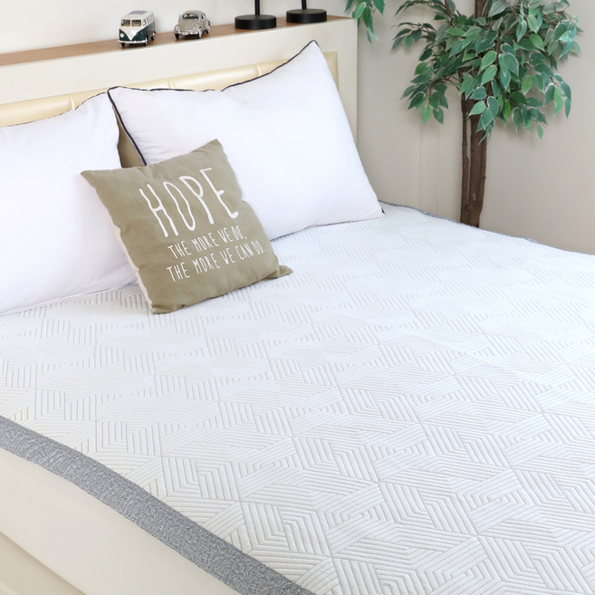 메르시데코 헥사곤 냉감패드, 혼합색상, 쿨매트