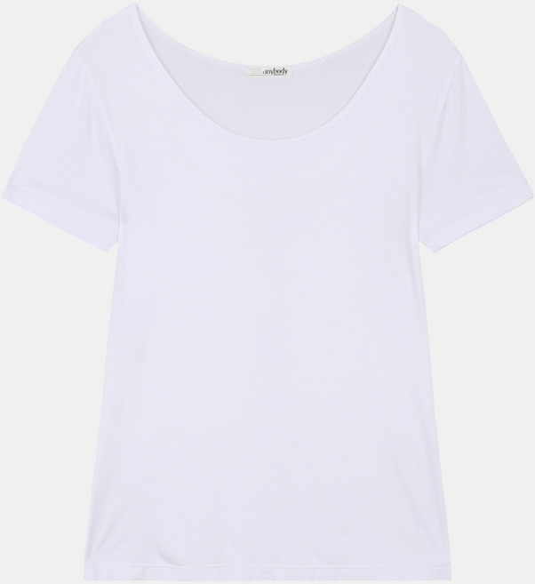 애니바디 여성용 웜핏 라이트 U넥 반팔티