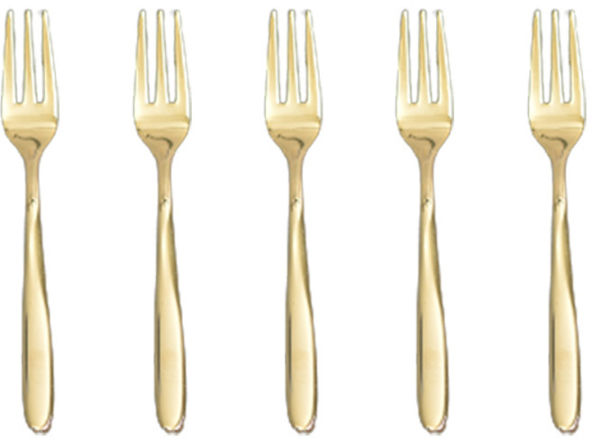 해모 윌리브 국산 304스텐 로이스 티타늄 커트러리 티포크, 5개, 단품