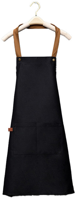 掛脖圍裙 A05 170g, 黑色, 1件