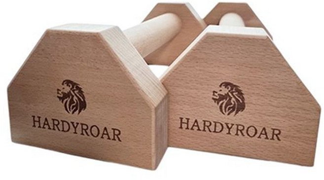 HARDYROAR 優質木製俄挺把手 2入, 單品, 原木色
