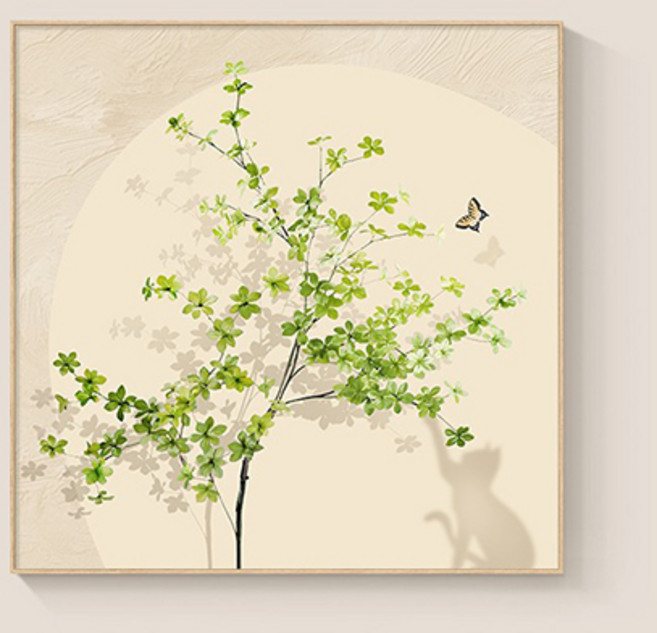 더플로우커머스 크림톤 북유럽 감성 아트 홈인테리어 벽장식 포스터 액자 G타입, 옐로우