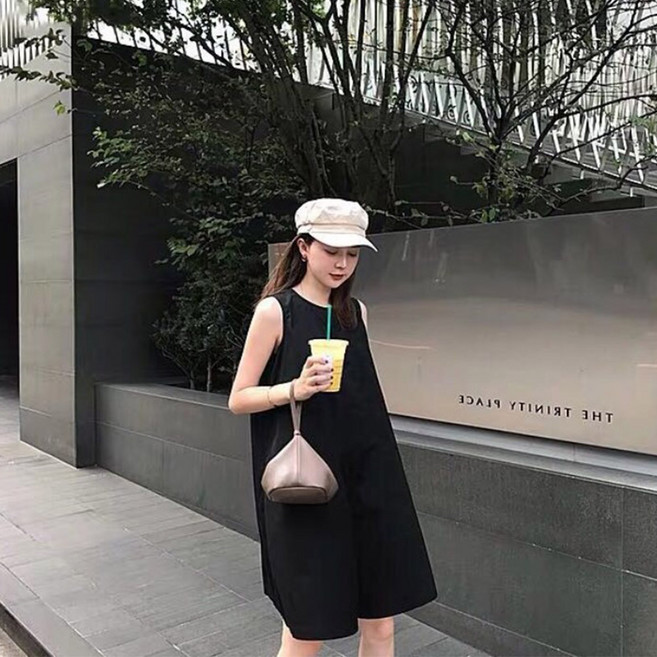 Elsso 寬腿吊帶連身褲