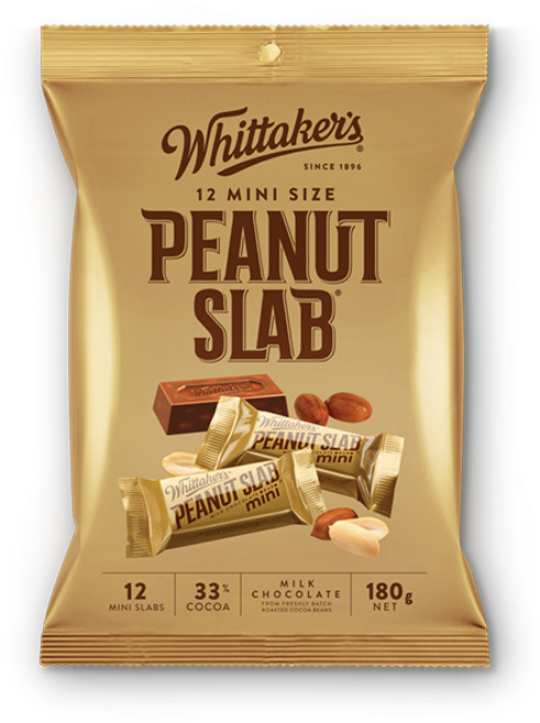 휘태커스 미니 슬랩 피넛 밀크 초콜릿, 180g, 1개