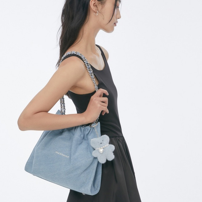 JILLSTUART Coco Chain 抽繩鏈條肩揹包