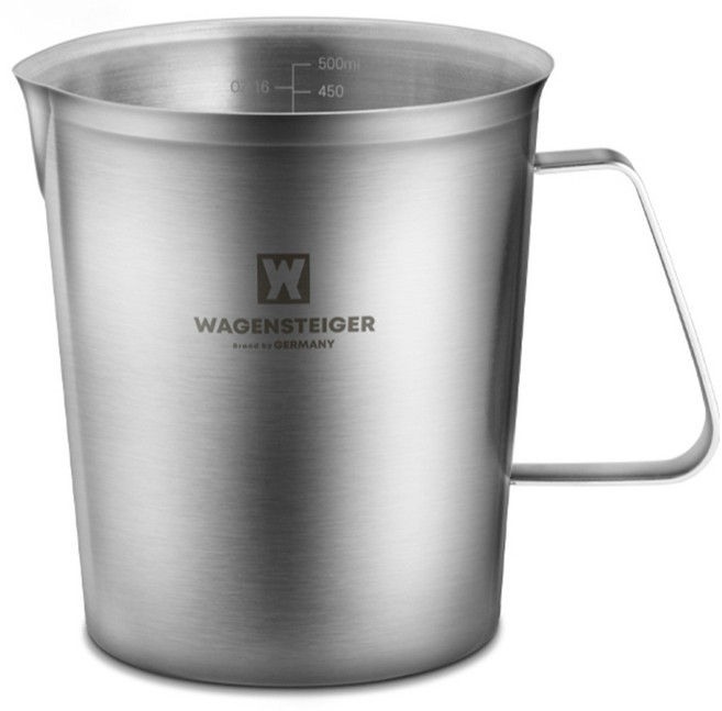 Wagensteiger 304不鏽鋼料理量杯 500ml, 1個, 銀色