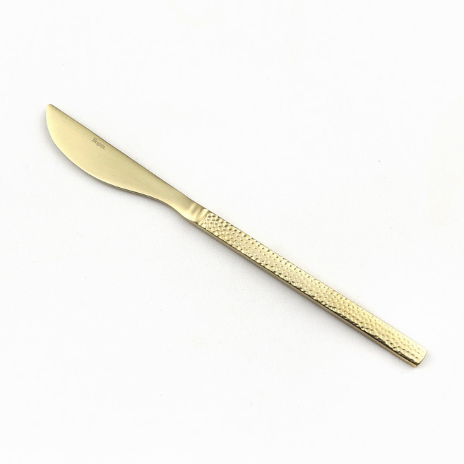 보겐 국내생산 해머글로우 커트러리 디너나이프, 골드, 1개