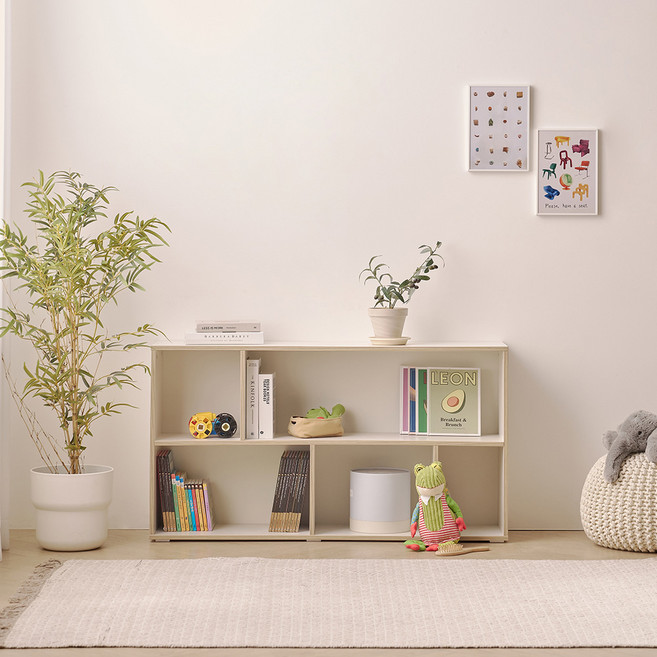 마마룸 동그리 1200 교구장 2단, 크림화이트