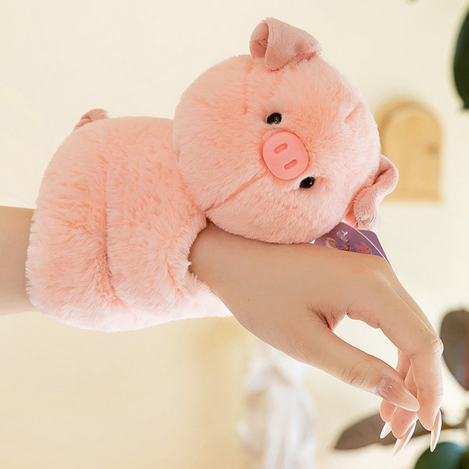 다다랜드 껌딱지 손목 애착 밴드 인형, 20cm, 피그, 1개