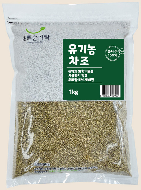 초록숟가락 유기농 차좁쌀, 1kg, 1개