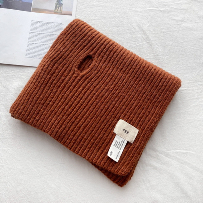 피어니스트 마카롱 크로스 목도리