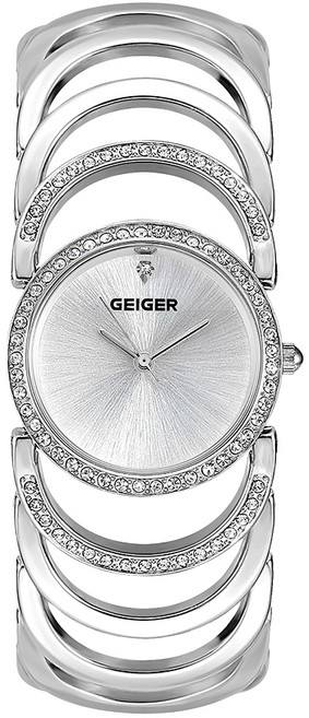 가이거 여성용 메탈 팔찌시계 GE1139WS