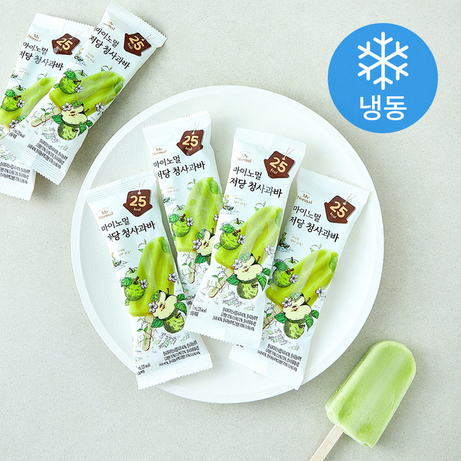 마이노멀 저당 청사과바 (냉동), 6개, 1개입, 70ml