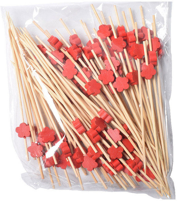 대나무 꼬지, 1개, 100개입