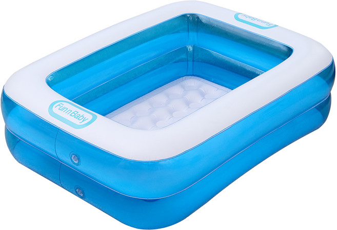 펀엔베이비 키즈 에어 쿠션풀, 블루 + 화이트, 1개