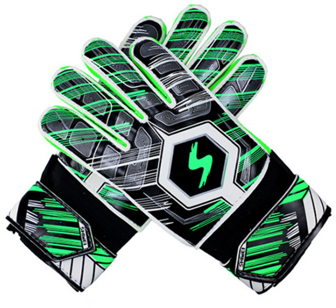 블럭마트 핑거세이브 골키퍼장갑, 그린, 1개