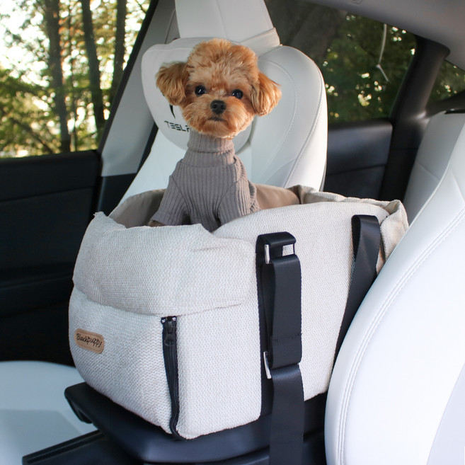 개과천선 반려동물 레이 콘솔 카시트, 소프트베이지, 1개