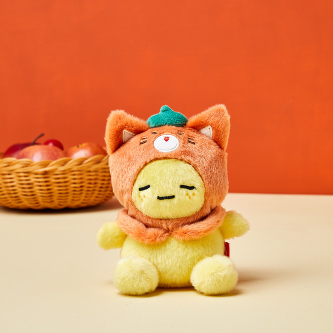 BUTTERSHOP Shop Forest Cafe Butter君 小型玩偶, 黃色, 16cm, 1個