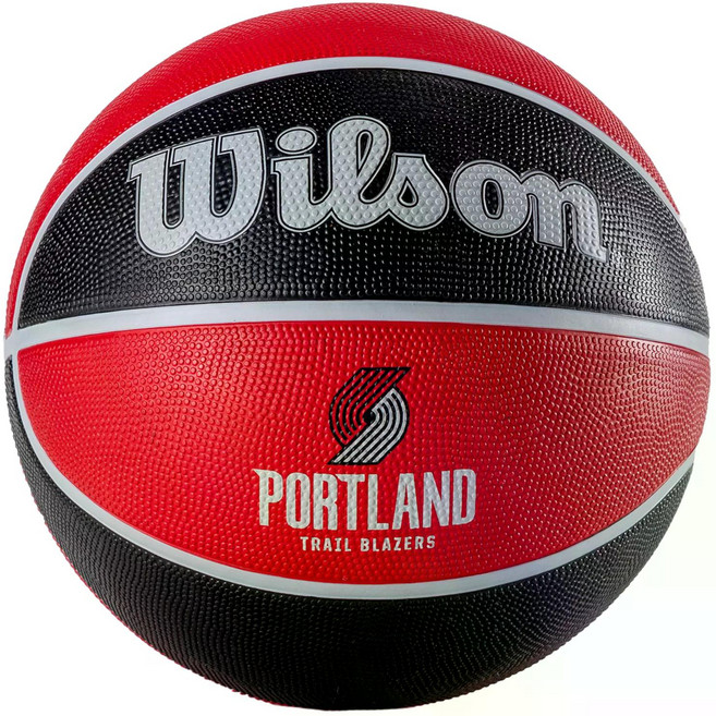 윌슨 NBA Team 포틀랜드 트레일 블레이저스 농구공, 1개, WTB1300XBPOR