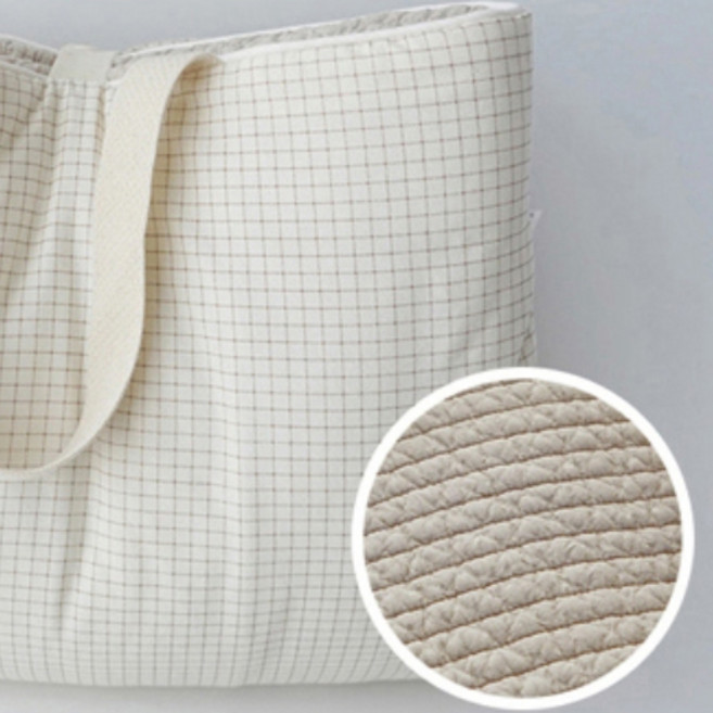 마롤로뜨 유아용 양면 어린이집 낮잠이불 누빔패드, 베이지