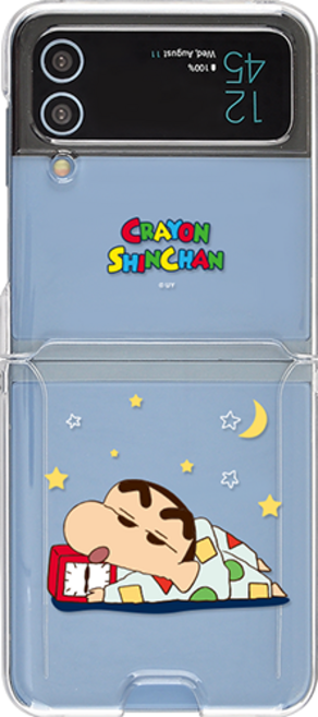 짱구 컬러 투명 카드 하드 휴대폰 케이스