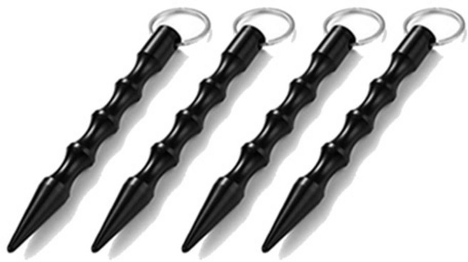 해강 쿠보탄 호신용품 블랙, 4개