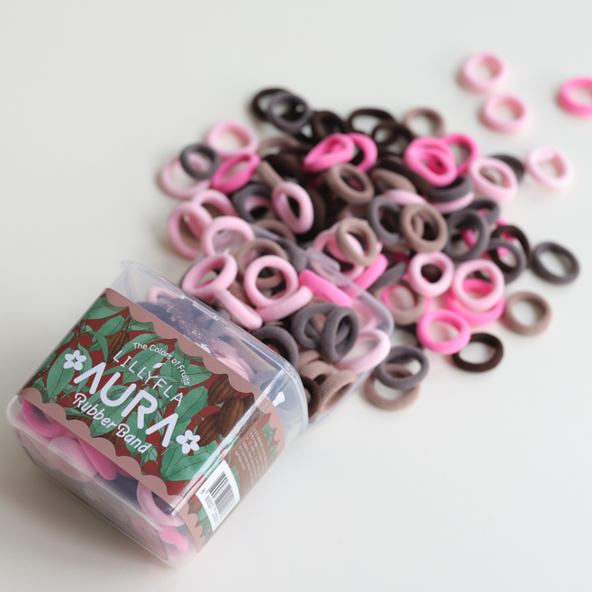 릴리플라 프리미엄 도넛링 안아픈 머리끈 120p