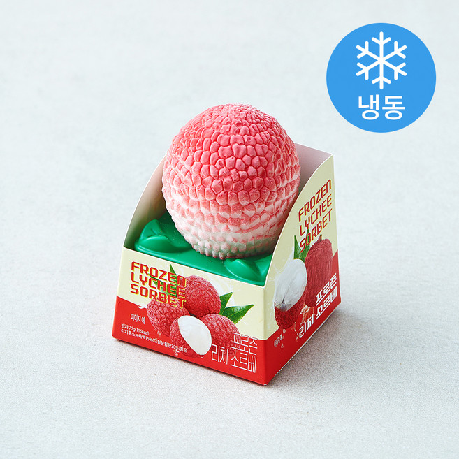 피치코리아 프로즌 리치 소르베 아이스크림 (냉동), 75g, 1개, 1개입