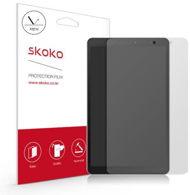 스코코 갤럭시탭 지문방지 저반사 액정보호필름, 1개