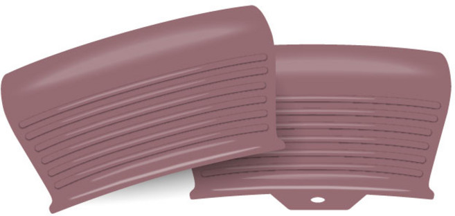 리파인드바이미앤주 실리콘 냄비 손잡이, 진분홍, 2개