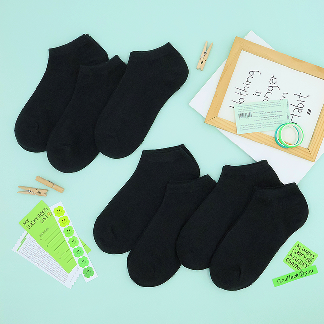 비단길 아동용 J톤즈 골지커즈 양말 7켤레 세트