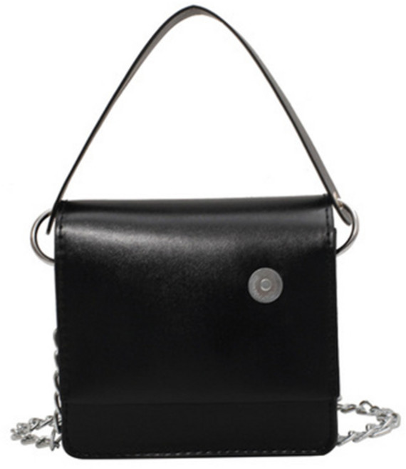 스몰 실버 체인 크로스백 미니백